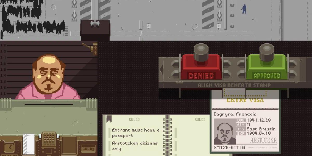 Papers, Please game