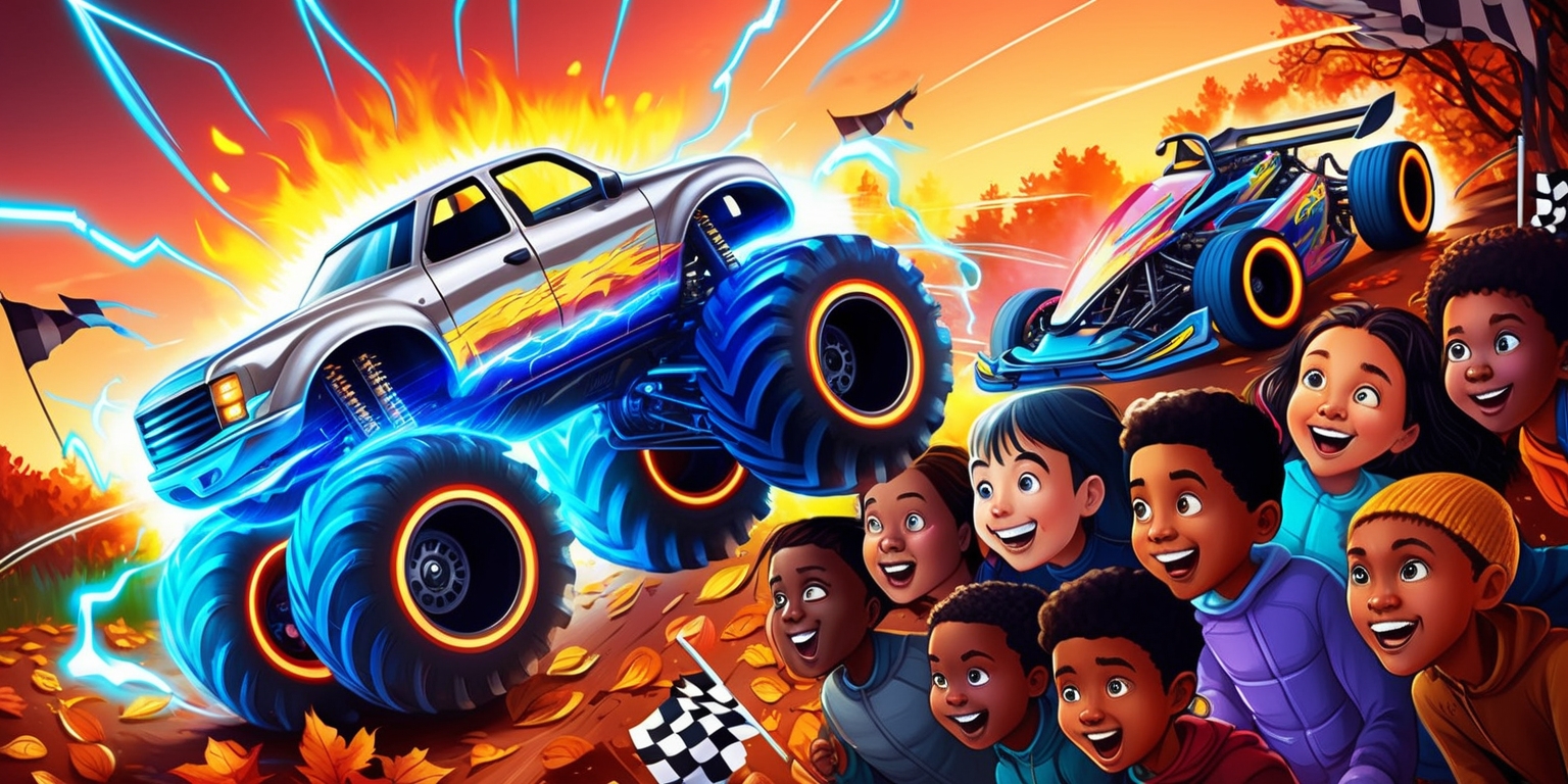 Monster Truck Transformation: A High-Octane Kart Racing Adventure This Fall